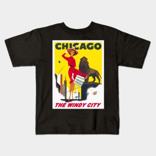 Chicago The Windy City Kids T-Shirt